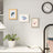 Picture Frame Set - Wood - White, Grey, Brown - Table and Wall Display for 4 x 6 and 5 x 7 Inch Photos