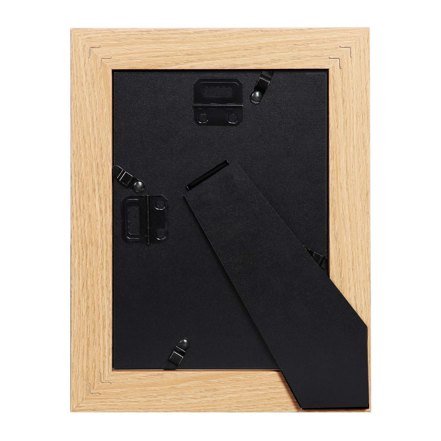 Picture Frame Set - Wood - White, Grey, Brown - Table and Wall Display for 4 x 6 and 5 x 7 Inch Photos