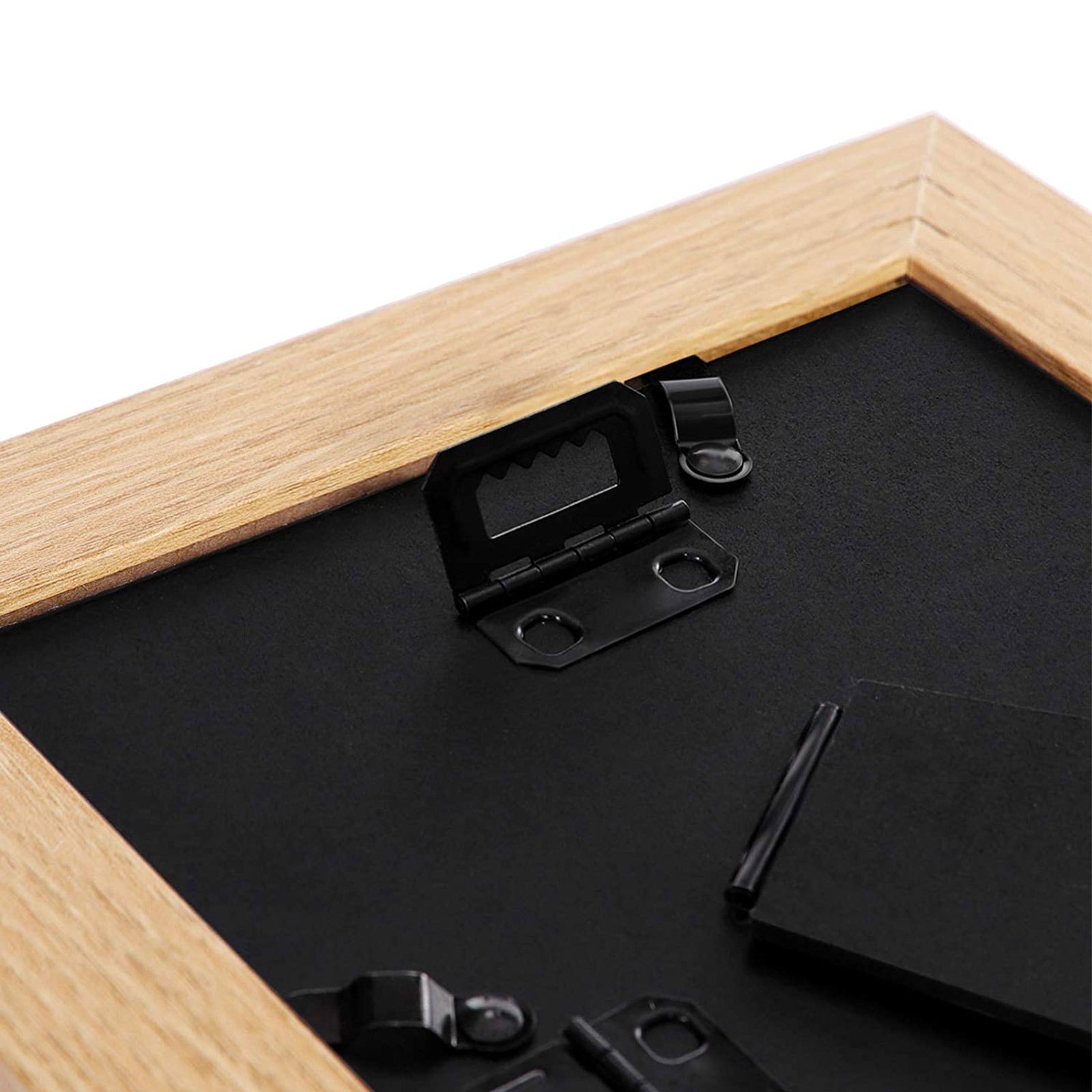 Picture Frame Set - Wood - White, Grey, Brown - Table and Wall Display for 4 x 6 and 5 x 7 Inch Photos