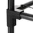 3-Tier Shoe Rack - Metal - Black - Holds Up to 15 Pairs of Shoes