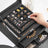 3-Tier Jewellery Box - Velvet - Grey - Clear Glass Lid with Lock and Key