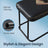Ottoman Bench - Synthetic Leather - Black