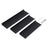 Floating Wall Shelves Set - Metal - Black - Organize with Ease