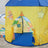 Kids Play Tent - Fabric - Pink - 3-in-1 with Tunnel and Ball Pit