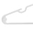 Nursery Hangers - Space Saving, 30 Pack - Plastic - White