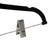 Pants Hangers - Velvet - Grey - 30 Pack with Clips and 360 Rotating Hook