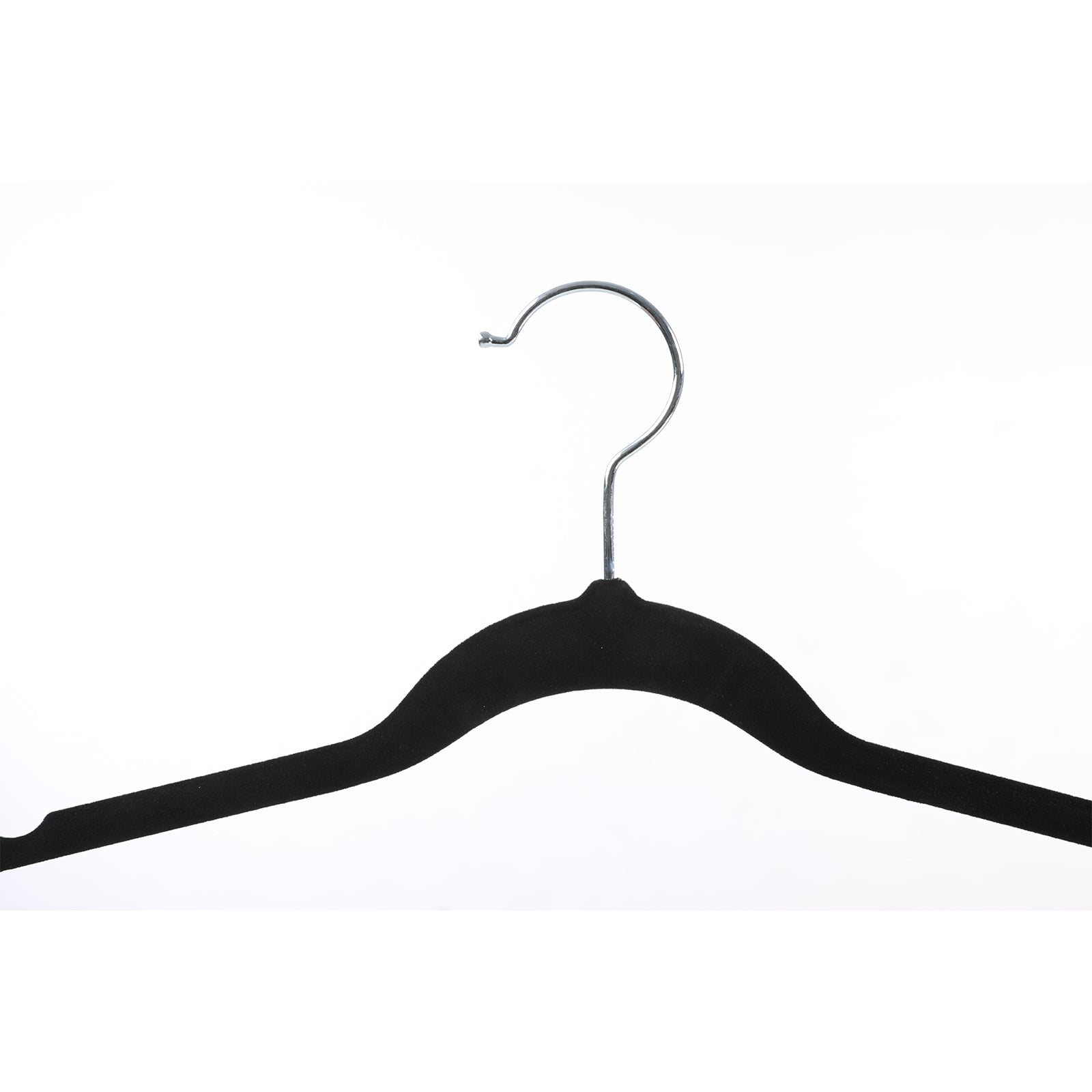 Velvet Hangers Set - Velvet - Black - 30 Thin and Durable Hangers with 360° Swivel Hooks