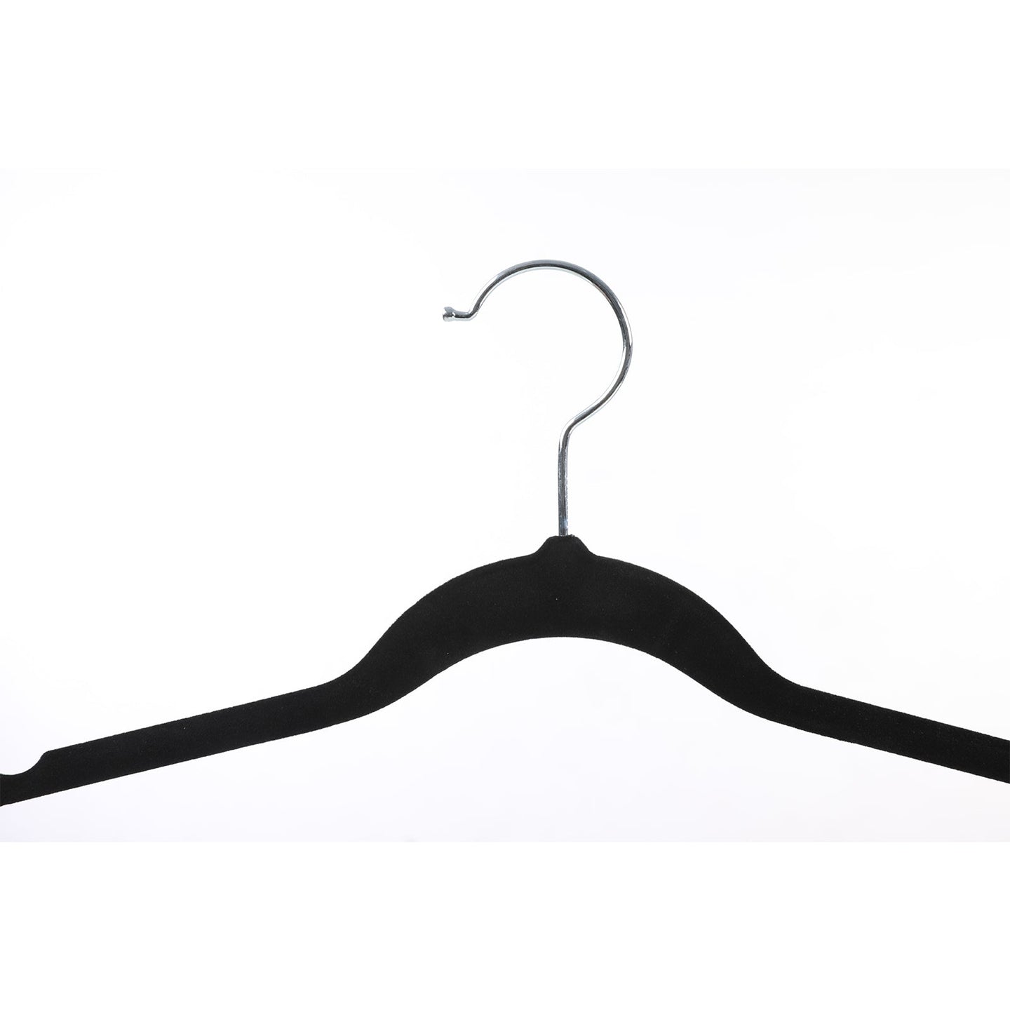 Velvet Hangers Set - Velvet - Black - 30 Thin and Durable Hangers with 360° Swivel Hooks