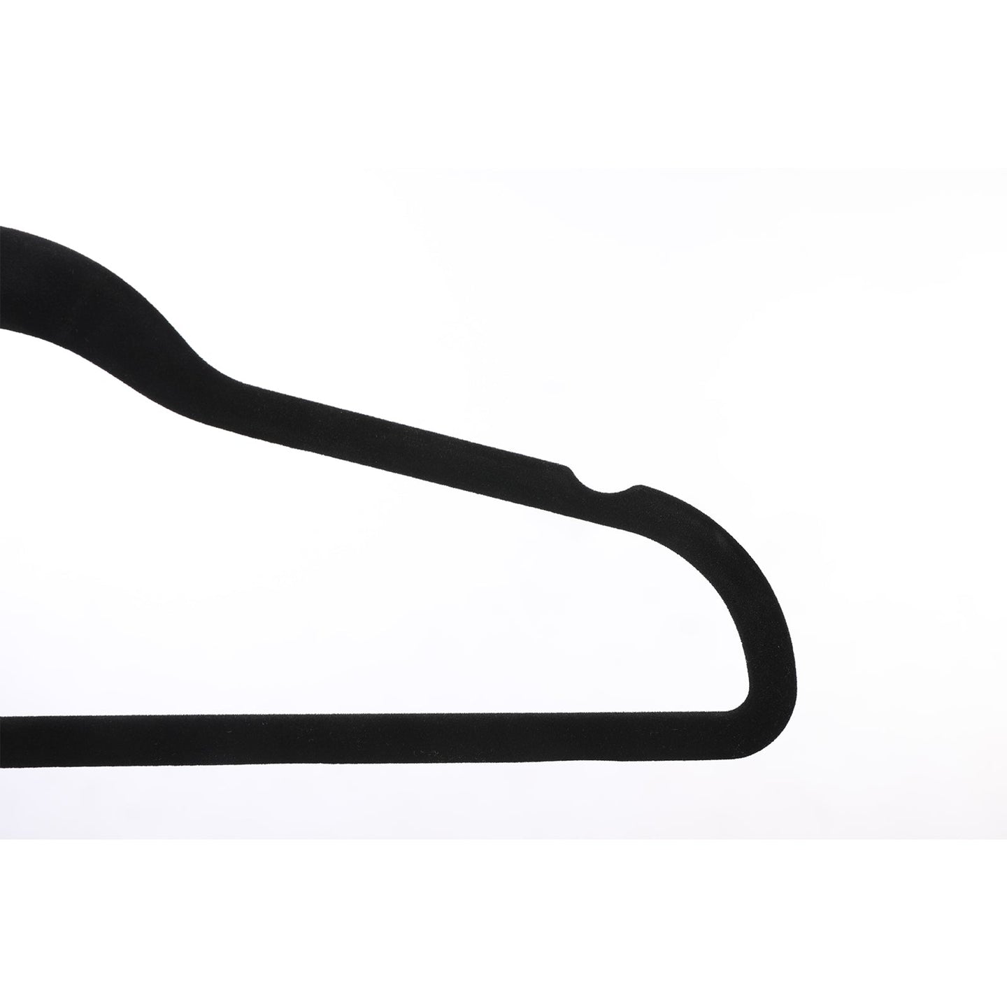 Velvet Hangers Set - Velvet - Black - 30 Thin and Durable Hangers with 360° Swivel Hooks