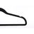 Velvet Hangers Set - Velvet - Black - 30 Thin and Durable Hangers with 360° Swivel Hooks