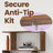 6-Tier Bookshelf - Wood - White - Freestanding Room Divider