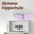 6-Tier Bookshelf - Wood - White - Freestanding Room Divider