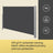 Extendable Side Shade - Steel - Anthracite Grey - Privacy Screen & Sun Protection for Patio
