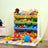 Toy Storage Unit - Includes 4 Removable PP Containers - White - Density Board