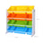 Toy Storage Unit - Includes 4 Removable PP Containers - White - Density Board