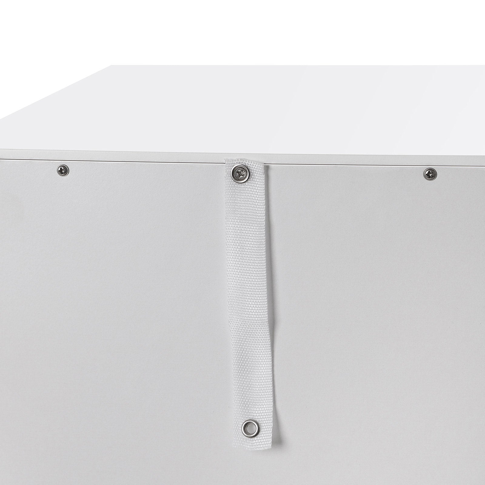 Storage Cabinet - Engineered Wood - Grey - Freestanding with 4 Drawers