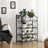 4 Tier Bathroom Shelf - Metal - Black - Versatile Plant Rack and Display