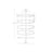 4 Tier Jewellery Stand - Metal - White