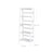 4-Tier Bookcase - Wood - White - Multifunctional Storage Shelf