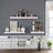 Floating Shelf - MDF - Rustic Brown - 40 cm Wall Mounted Display Storage