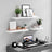 Floating Shelf - MDF - Rustic Brown - 40 cm Wall Mounted Display Storage