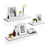 Floating Shelf - MDF - Rustic Brown - 40 cm Wall Mounted Display Storage