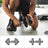 Adjustable Dumbbell Set - Cast Iron - Orange - 20kg with Extra Barbell Bar