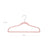 Velvet Hangers - Durable Velvet - Black - 42 cm Long