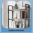 Bookshelf - 5-Tier Industrial Design - Wood - Rustic Brown