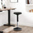 Ergonomic Wobble Stool - Metal - Black - 360° Swivel