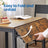 Folding Dining Table - Seats 2-4 People - Natural Oak - Drop Leaf Extendable for Small Spaces