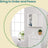 Wall-Mounted Bathroom Storage Cabinet - MDF - White - 3-Door with Adjustable Shelf and Mirror