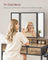 Dressing Table - Wood - Tri-Fold Mirror