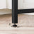 Small Office Table - Steel - Hazelnut Brown and Black - Simplified Assembly