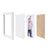 Picture Frame Set - Glass - White - Includes 5 Frames for 4" x 6" Photos