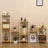 Bathroom Shelf - 5-Tier Design - Bamboo - Natural White