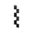 5-Tier Floating Wall Shelf - Wood - White - Zigzag Design