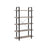 5-Tier Bookcase - Wood - Rustic Brown - Stable and Secure Design