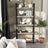5-Tier Bookcase - Wood - Rustic Brown - Stable and Secure Design