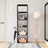 5 Tier Bookcase - Metal - Black - Open Shelves for Home and Studio Use