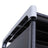 5 Tier Bookcase - Metal - Black - Open Shelves for Home and Studio Use