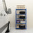 5-Tier Storage Rack - Steel - Silver - Adjustable Shelves