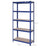 5-Tier Storage Rack - Steel - Silver - Adjustable Shelves