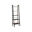 5-Tier Bookcase - Metal - Rustic Brown