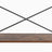 5-Tier Bookcase - Metal - Rustic Brown