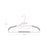 Suit Hangers - Premium Plastic - Grey - Non-Slip
