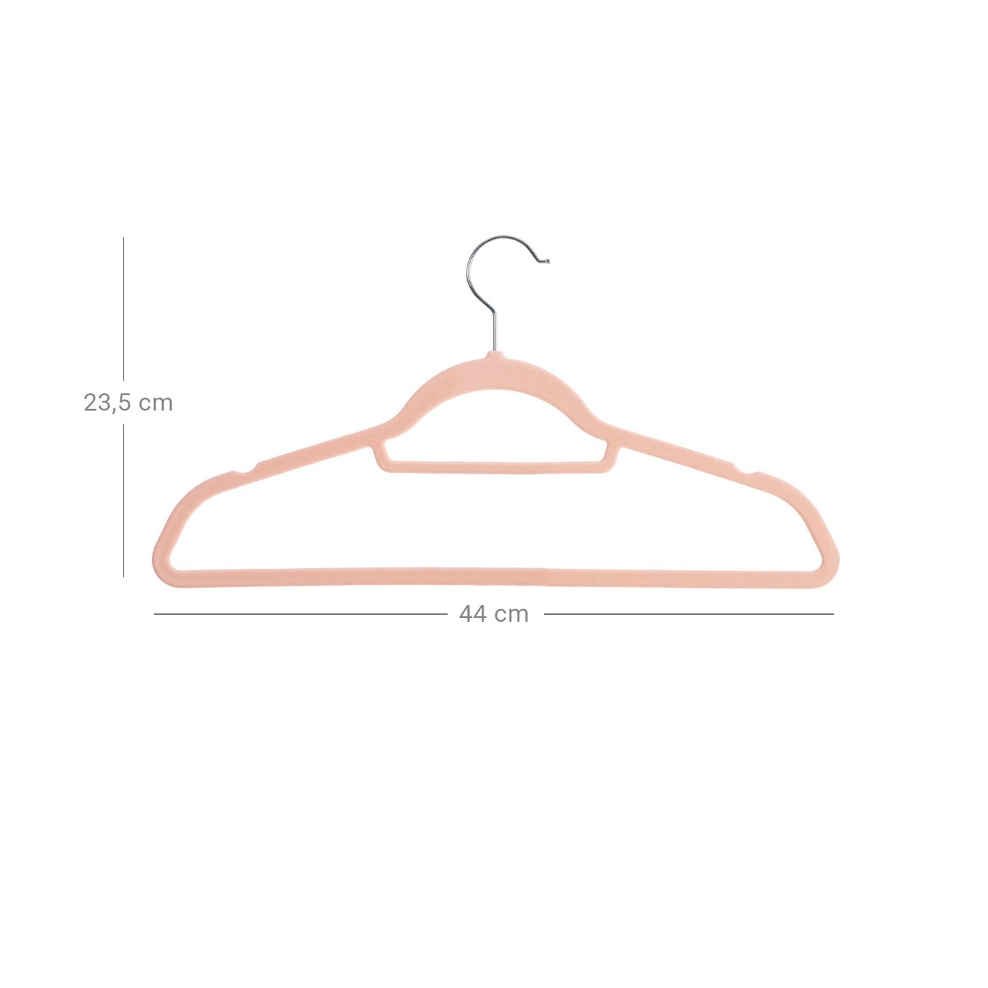 Velvet Hangers - Black - Ultra Thin