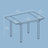 Folding Dining Table - Seats 2-4 People - Natural Oak - Drop Leaf Extendable for Small Spaces