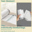 Heavy-Duty Drawstring Trash Bags - Plastic - White - 180-Piece for 8-Gallon Kitchen Waste