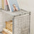Cube Storage Rack - Engineered Wood - Heather Grey - Versatile Organiser for Living Spaces